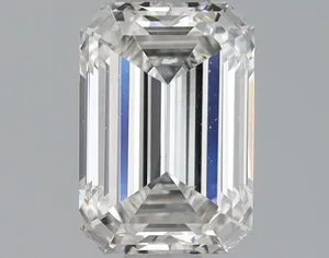 0.72ct EMERALD F VS2 Lab diamond