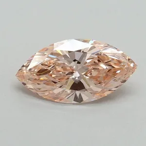 0.8ct MARQUISE Fancy Intense Pink VVS2 Coloured Lab diamond