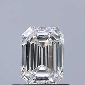 0.62ct EMERALD F VS2 Natural diamond