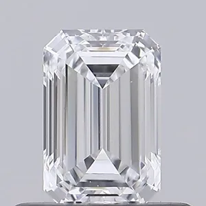 0.56ct EMERALD D VVS1 Lab diamond