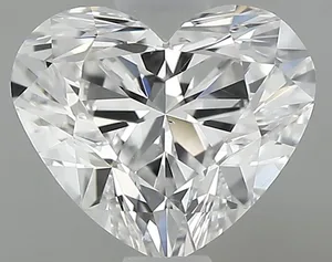 0.8ct HEART D VS2 Natural diamond