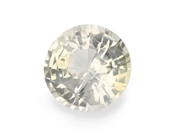 5.55ct Yellow Sapphire, Round cut gemstone