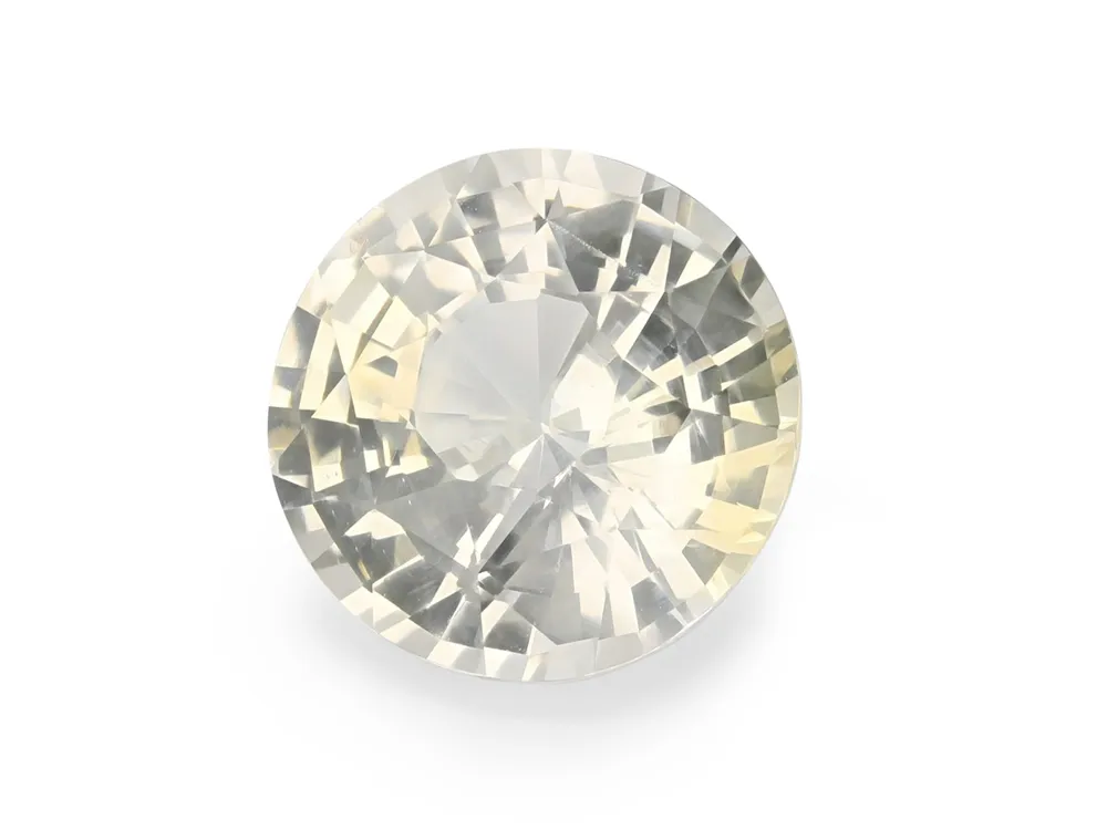 5.55ct Yellow Sapphire, Round gemstone