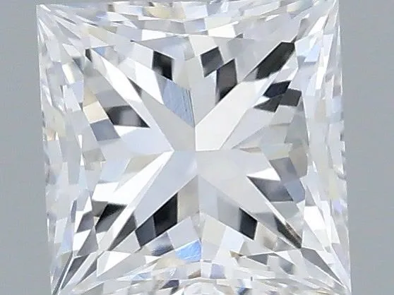 0.41ct PRINCESS Fancy Vivid Blue VVS2 Coloured Lab diamond