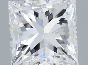 0.41ct PRINCESS Fancy Vivid Blue VVS2 Coloured Lab diamond