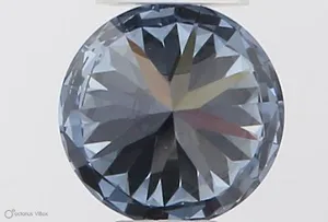 0.33ct ROUND Fancy Vivid Blue SI1 Coloured Lab diamond