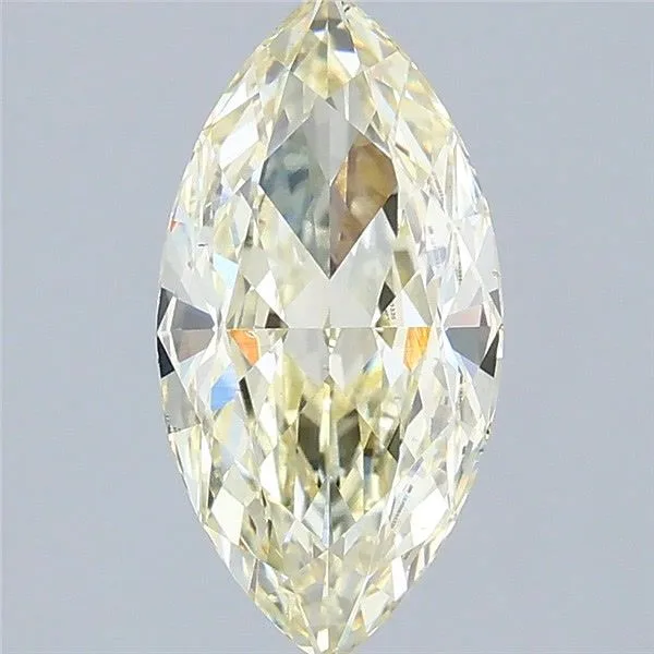 1.59ct MARQUISE Fancy Light Yellow VS1 Coloured Lab diamond