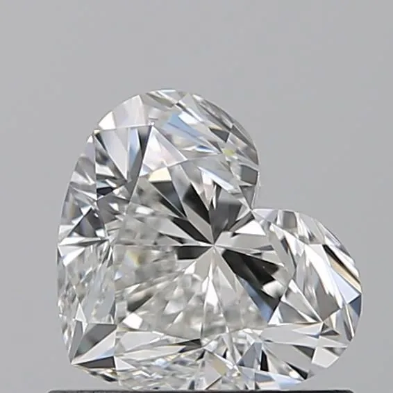 0.71ct HEART G VVS1 Natural diamond