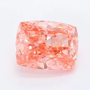1.06ct CUSHION Fancy Vivid Pink VVS2 Coloured Lab diamond