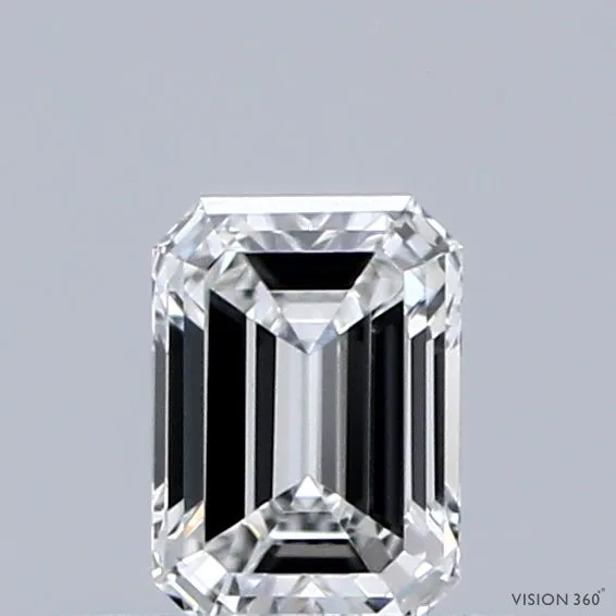 0.33ct EMERALD F VVS1 Natural diamond