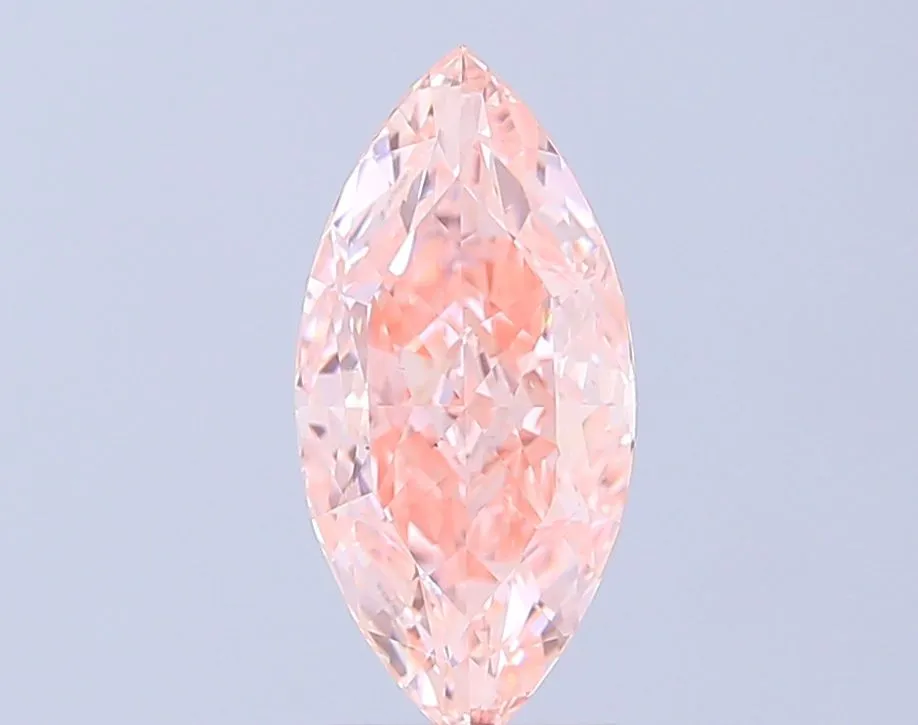 2.00ct MARQUISE Fancy Vivid Pink VS2 Coloured Lab diamond