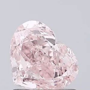 1.04ct HEART Fancy Intense Pink VS1 Coloured Lab diamond