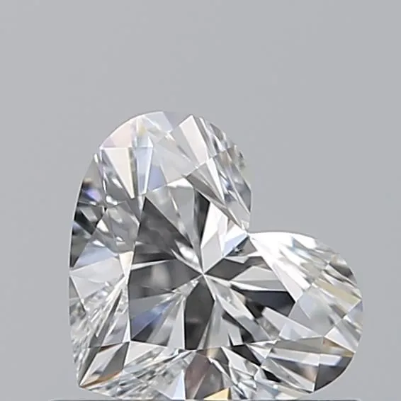 0.58ct HEART F VS2 Natural diamond