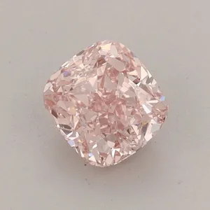 0.83ct CUSHION Fancy Intense Pink VVS2 Coloured Lab diamond