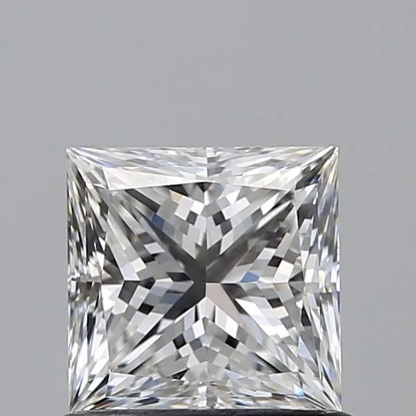0.81ct PRINCESS F VVS1 Natural diamond