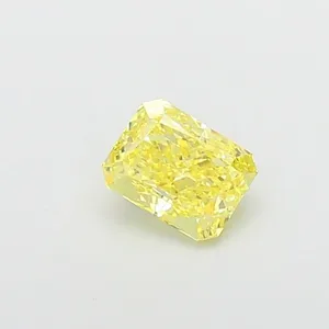 1.01ct RADIANT Fancy Intense Yellow VVS2 Coloured Lab diamond
