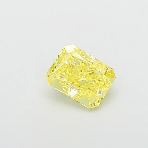 1.01ct RADIANT Fancy Intense Yellow VVS2 Coloured Lab diamond