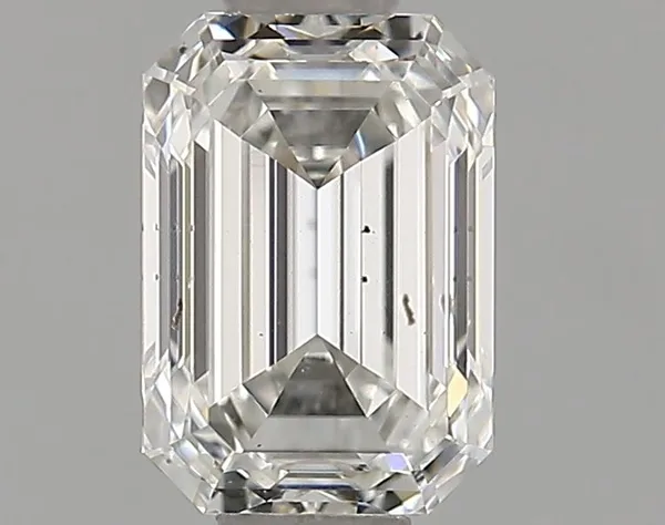 0.71ct EMERALD F VS2 Lab diamond