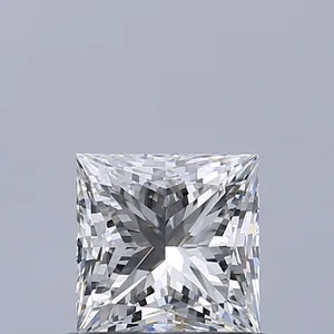 0.59ct PRINCESS E VVS1 Natural diamond