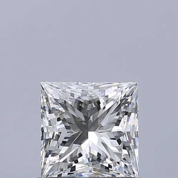 0.59ct PRINCESS E VVS1 Natural diamond