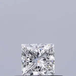 0.34ct PRINCESS D IF Natural diamond