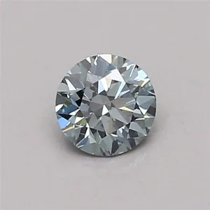 0.31ct ROUND Fancy Intense Blue VVS2 Coloured Lab diamond