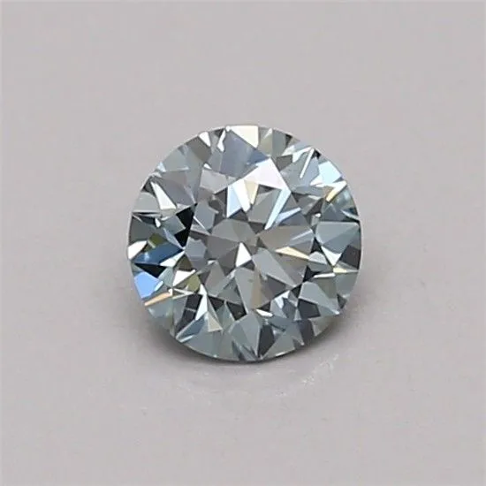 0.31ct ROUND Fancy Intense Blue VVS2 Coloured Lab diamond