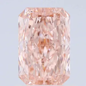 1.03ct RADIANT Fancy Vivid Pink VS2 Coloured Lab diamond