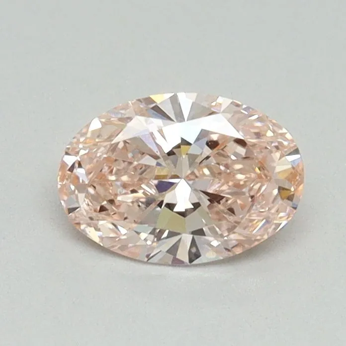 0.54ct OVAL Fancy Intense Pink SI1 Coloured Lab diamond