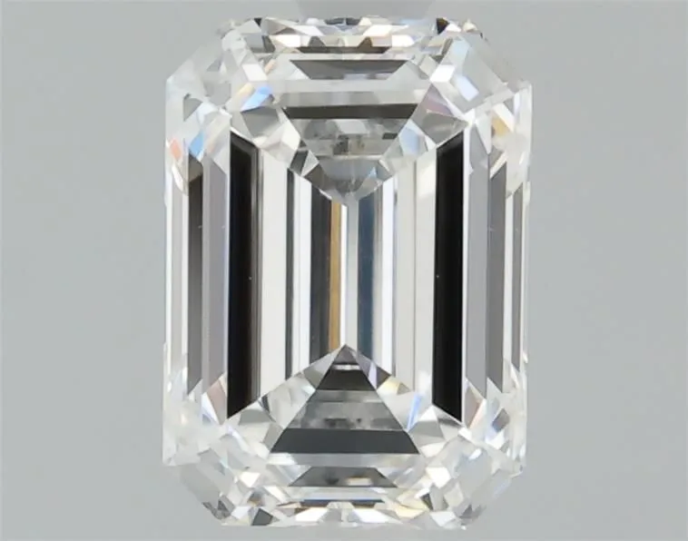 0.57ct EMERALD F VS2 Natural diamond