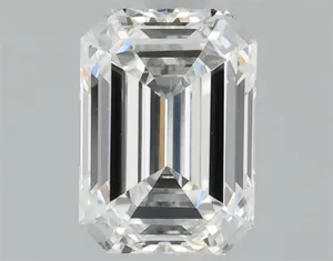 0.57ct EMERALD F VS2 Natural diamond
