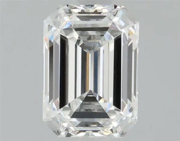 0.57ct EMERALD F VS2 Natural diamond