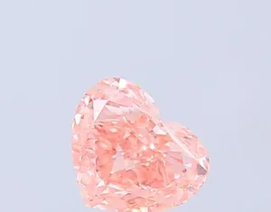 1.01ct HEART Fancy Vivid Pink VS1 Coloured Lab diamond