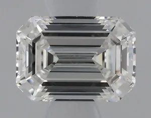 0.38ct EMERALD F VVS2 Natural diamond