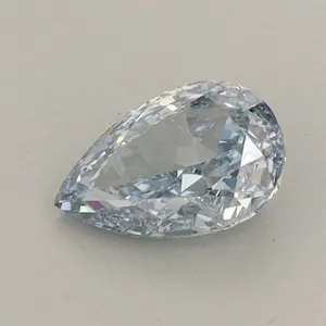 0.68ct PEAR Fancy Blue VVS2 Coloured Lab diamond