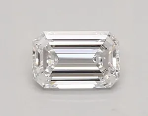 0.43ct EMERALD D VVS1 Lab diamond