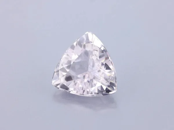2.55ct Pink Morganite, Trilliant cut gemstone