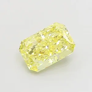 1.25ct RADIANT Fancy Yellow VS1 Coloured Lab diamond