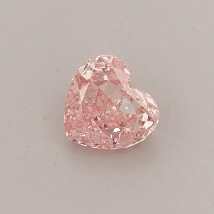 0.33ct HEART Fancy Vivid Pink VS1 Coloured Lab diamond