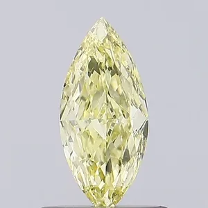 0.46ct MARQUISE Fancy Yellow VVS2 Coloured Lab diamond
