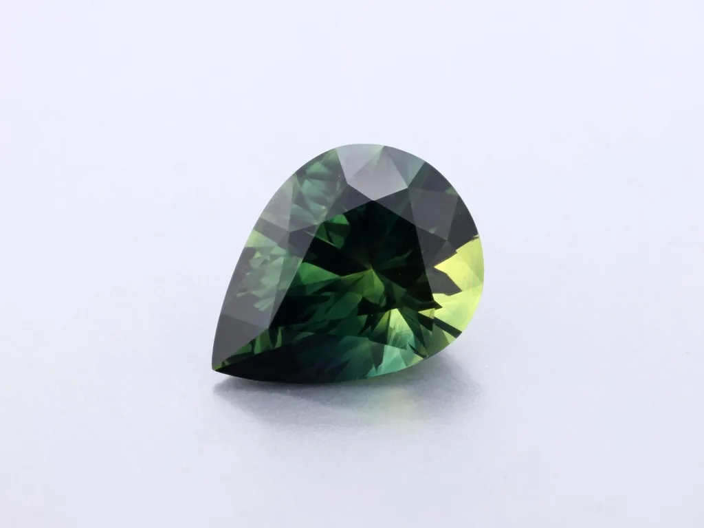 1.06ct Parti Sapphire, Pear Shape gemstone