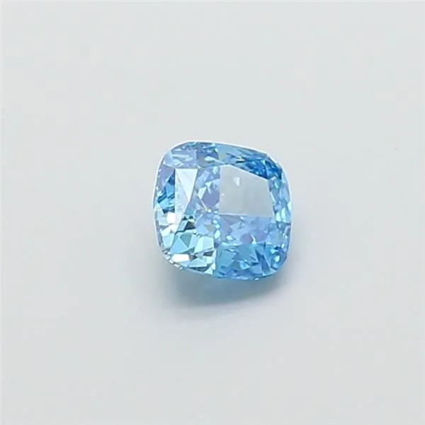 1.08ct CUSHION Fancy Vivid Blue VS1 Coloured Lab diamond
