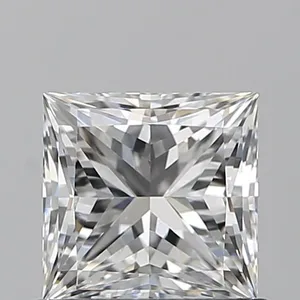 0.91ct PRINCESS F VS2 Natural diamond