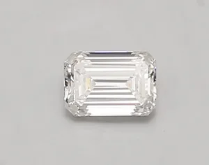 0.39ct EMERALD D VVS2 Lab diamond