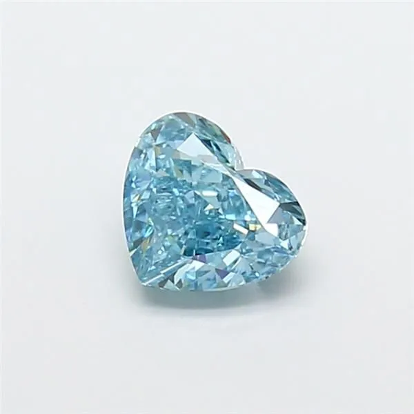 1.07ct HEART Fancy Vivid Blue VS1 Coloured Lab diamond