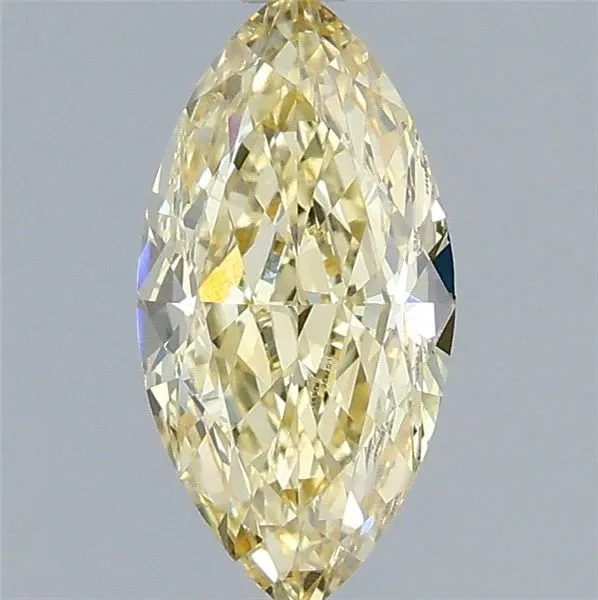 1.10ct MARQUISE Fancy Intense Yellow VS1 Coloured Lab diamond