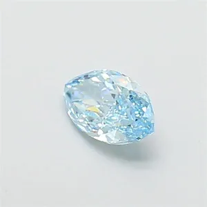 1.01ct MARQUISE Fancy Vivid Blue VS2 Coloured Lab diamond