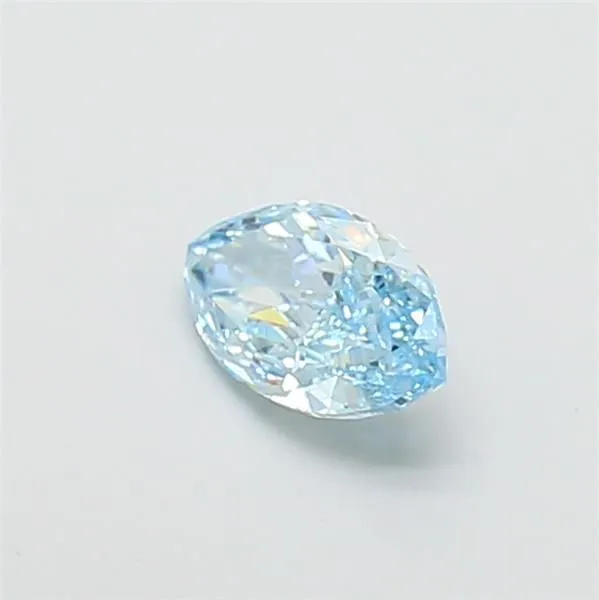1.01ct MARQUISE Fancy Vivid Blue VS2 Coloured Lab diamond