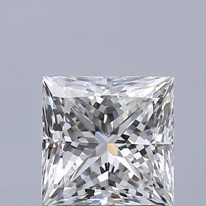 0.81ct PRINCESS F VVS1 Natural diamond
