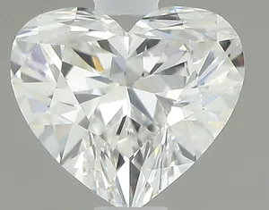 0.74ct HEART G VVS2 Natural diamond